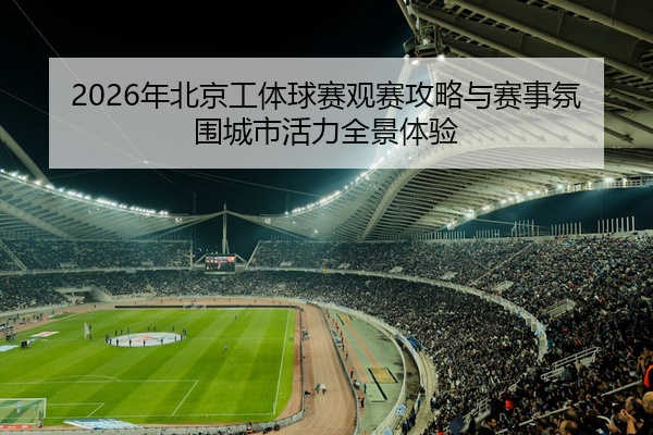 2026年北京工体球赛观赛攻略与赛事氛围城市活力全景体验