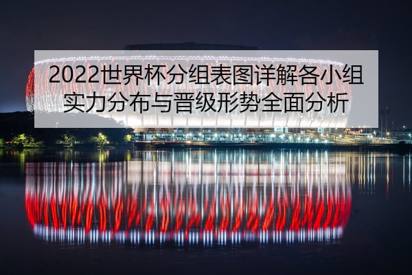 2022世界杯分组表图详解各小组实力分布与晋级形势全面分析