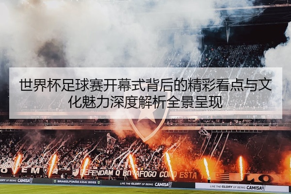 世界杯足球赛开幕式背后的精彩看点与文化魅力深度解析全景呈现